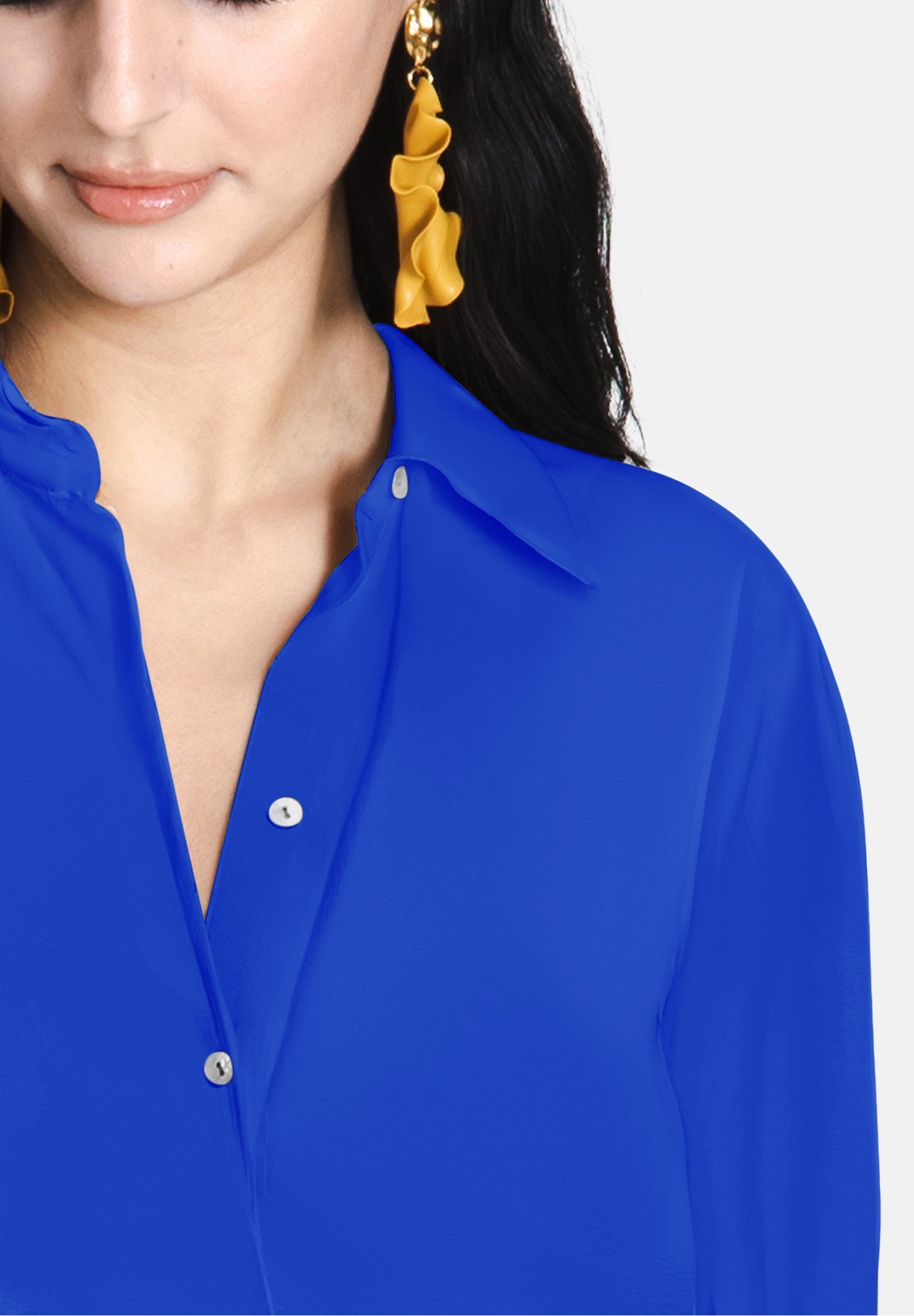 Jascha Stockholm NEW WIDE BUTTON - Halenka s knoflíky - cobalt