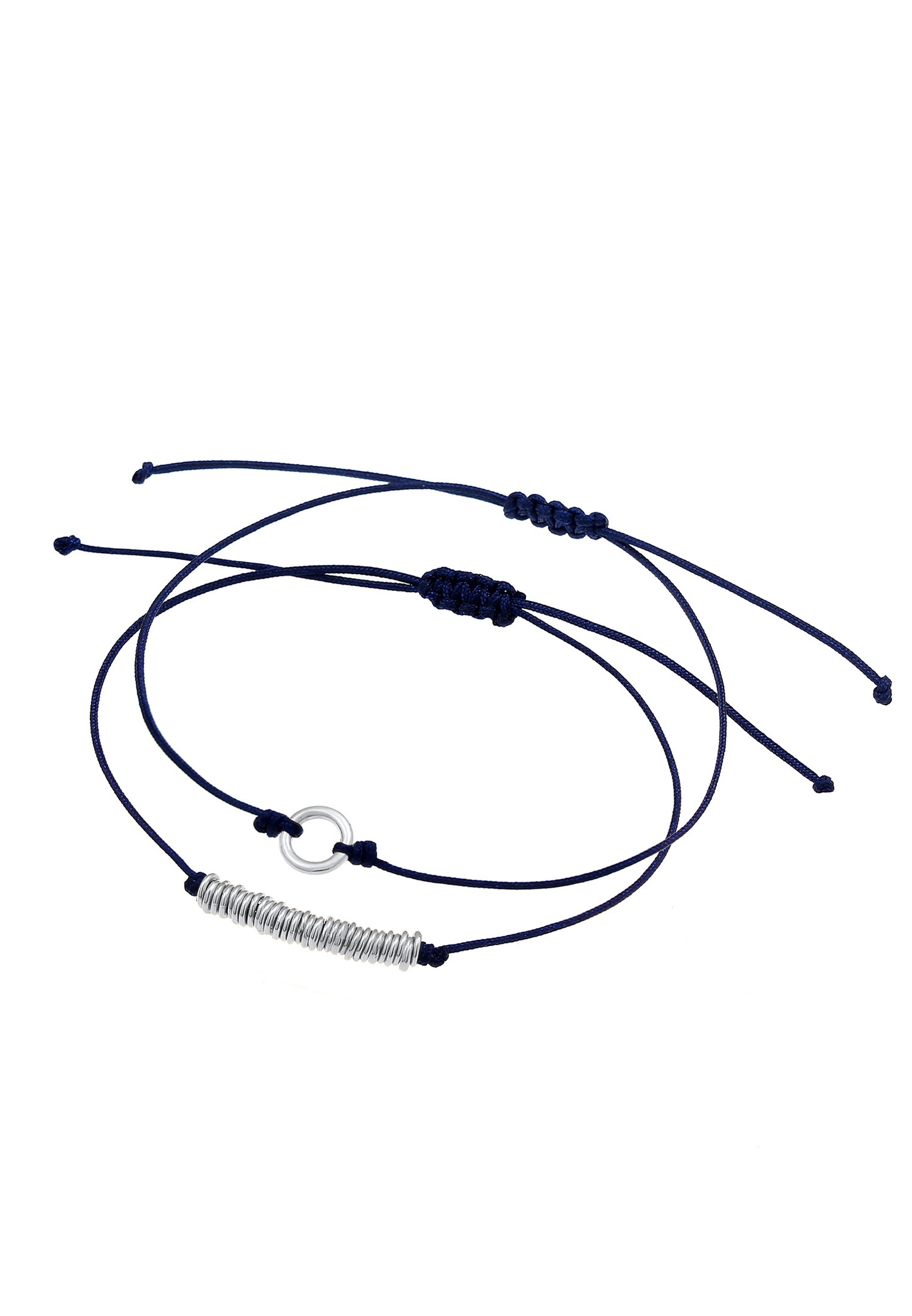 Elli Femmes Set de 2 Nylon Basique en argent sterling 925