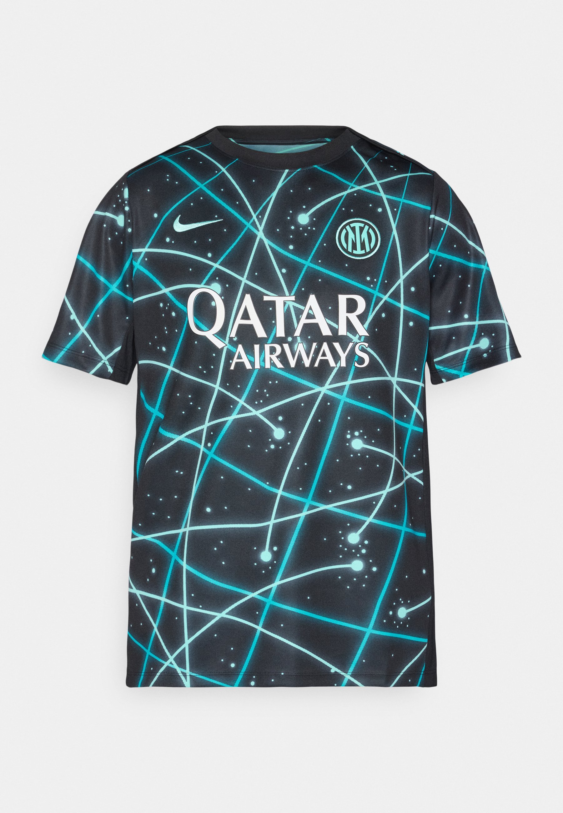 Maglia da calcio Nike Performance INTER MILAN ACADEMY PRO - nero/turchese iper/cactus polveroso