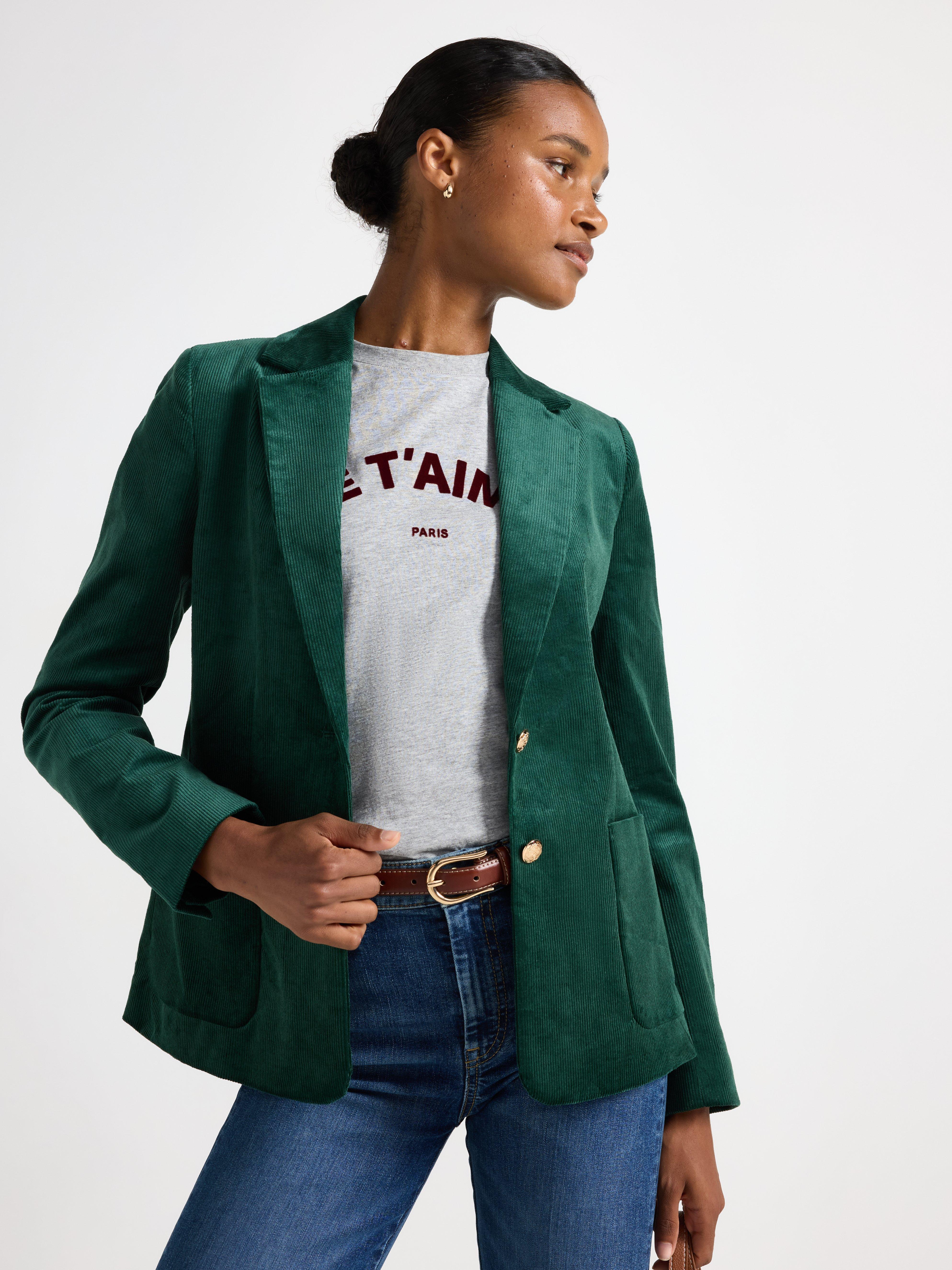 Blazer Manchester verde-escuro