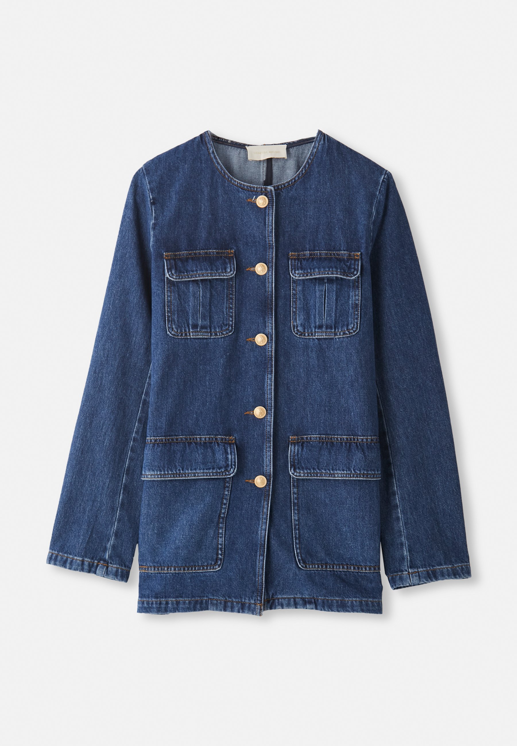 Vanessa Bruno ENGEL - Džínová bunda - black