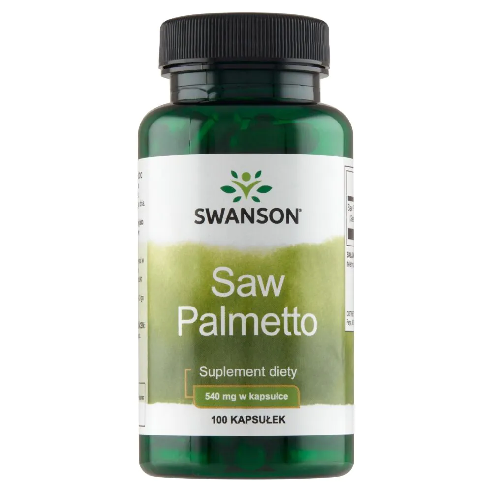 Swanson Saw Palmetto Ekstrakt z owoców palmy sabałowej Kapsułki