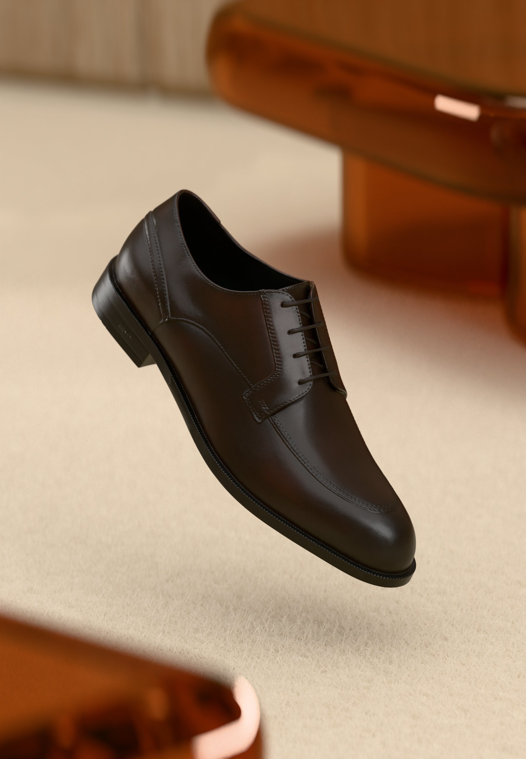 BOSS TAYIL - Veterschoenen - donkerbruin