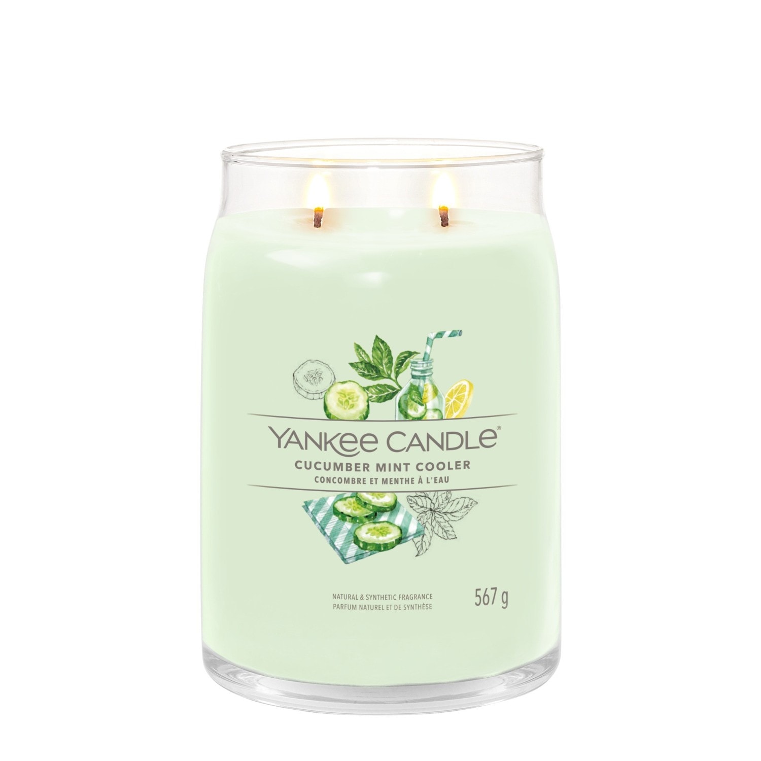 YANKEE CANDLE CUCUMBER MINT COOLER