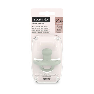 Suavinex Chucha Color Essence Anatomical 6-18 kk Vihreä 1 kpl 1 kpl