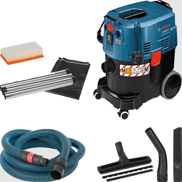 1380W GAS 35 M AFC wet and dry vacuum cleaner in cardboard box - BOSCH - 06019C31W0