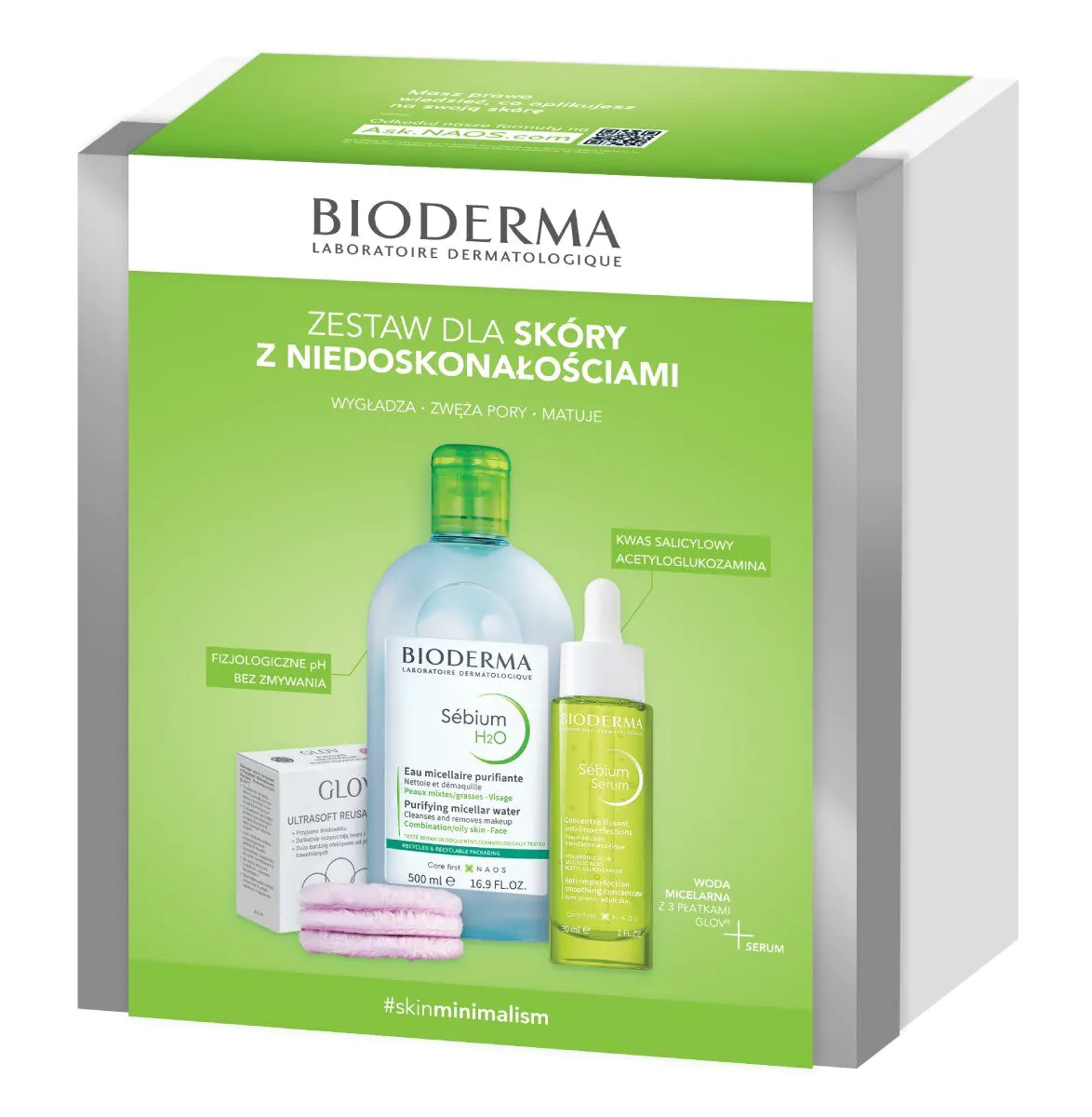 Bioderma Sebium Zestaw dermokosmetyków do skóry tłustej, mieszanej i trądzikowej