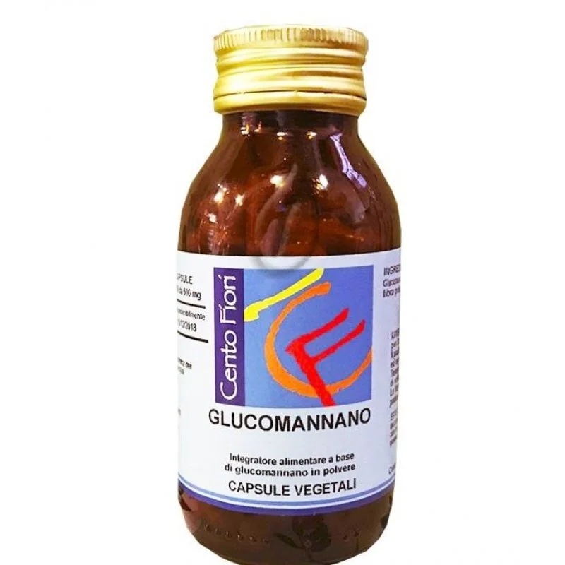 CENTO FIORI Glucomanano 100 cápsulas vegetais