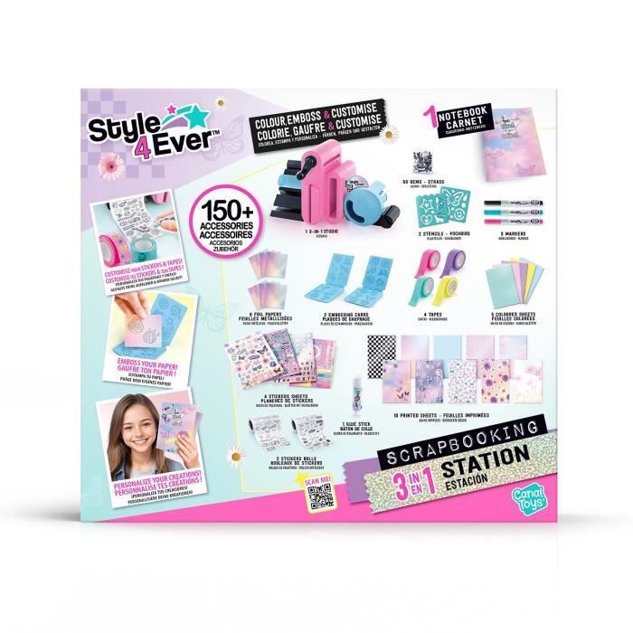 Estudio de scrapbooking 3 en 1 Style 4 Ever - Personaliza cuadernos y decoración Canal Toys Canal Toys