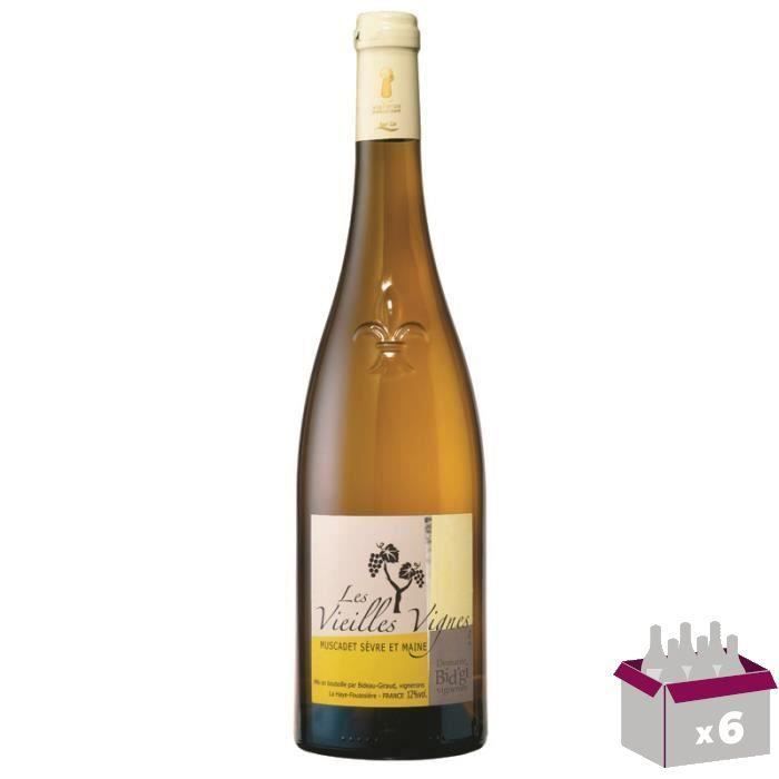 Bideau Giraud 2016 Muscadet - Vino blanco del Valle del Loira x6