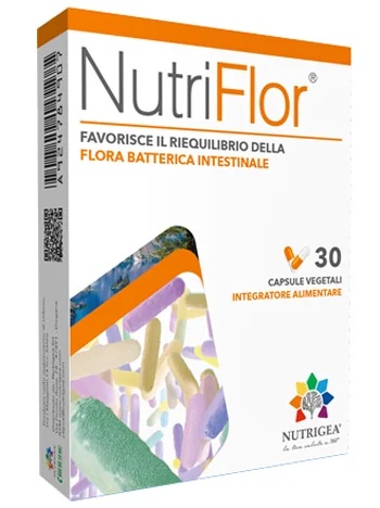 NUTRIGEA NutriFlor Symbiotic voedingssupplement 30 capsules voor een evenwichtige darmflora