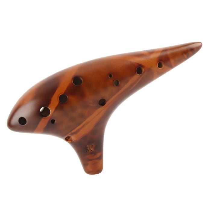 Ocarina - MOTHINESSTO - 12 agujeros - Sonido natural - Fácil de aprender - Juegos de actividades