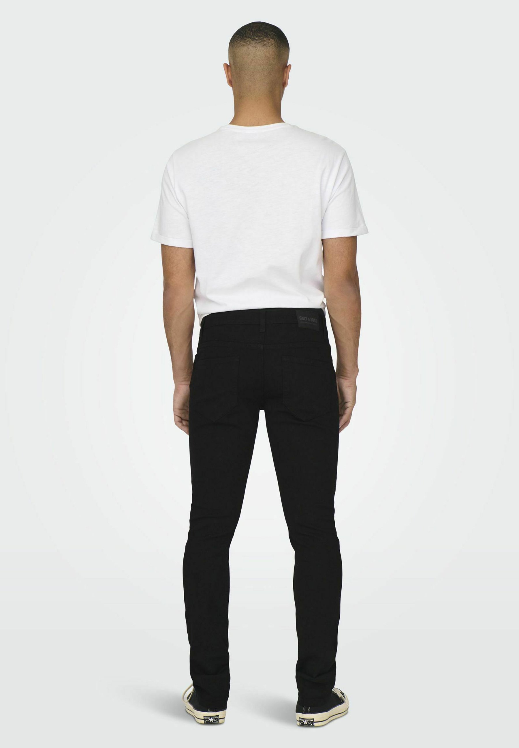 Džíny Slim Fit - black denim Only & Sons