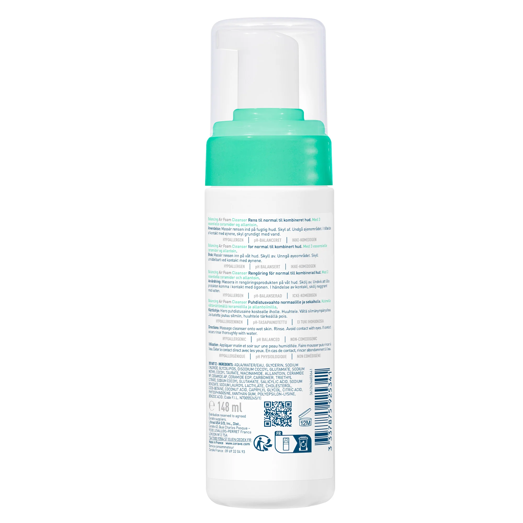 Detergenti Mousse Detergente Riequilibrante - Mousse detergente viso