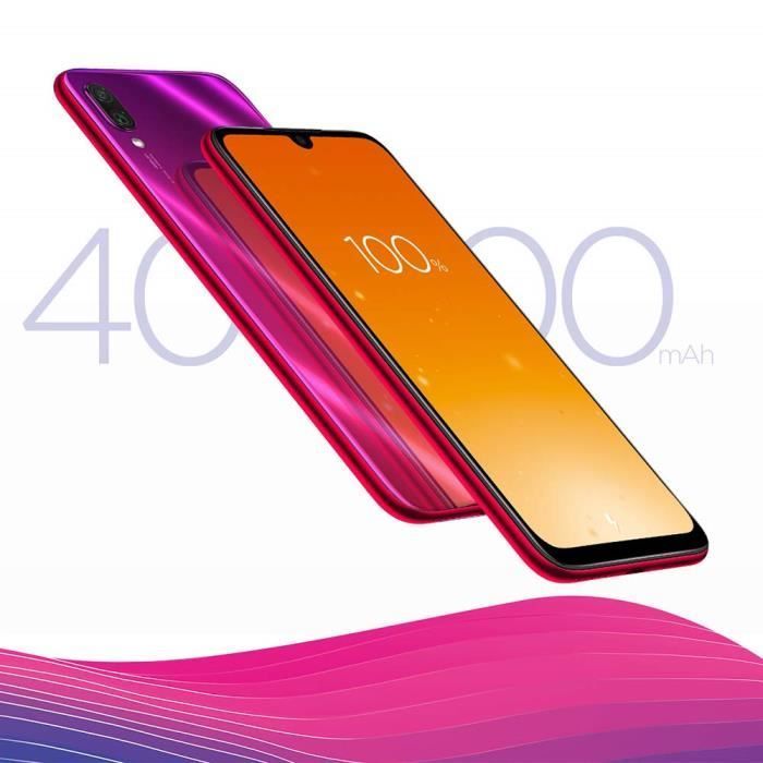 Xiaomi Redmi Note 7 64Go Rouge Smartphone 4G 6.3