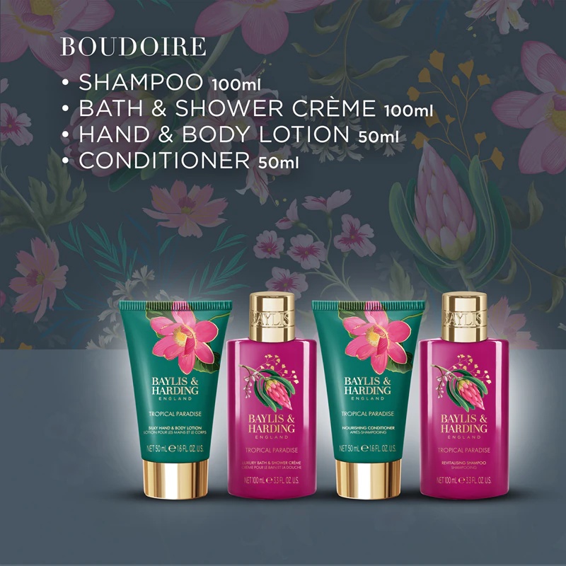 Baylis & Harding Boudoire Tropical Paradise козметичка торбица поклон сет