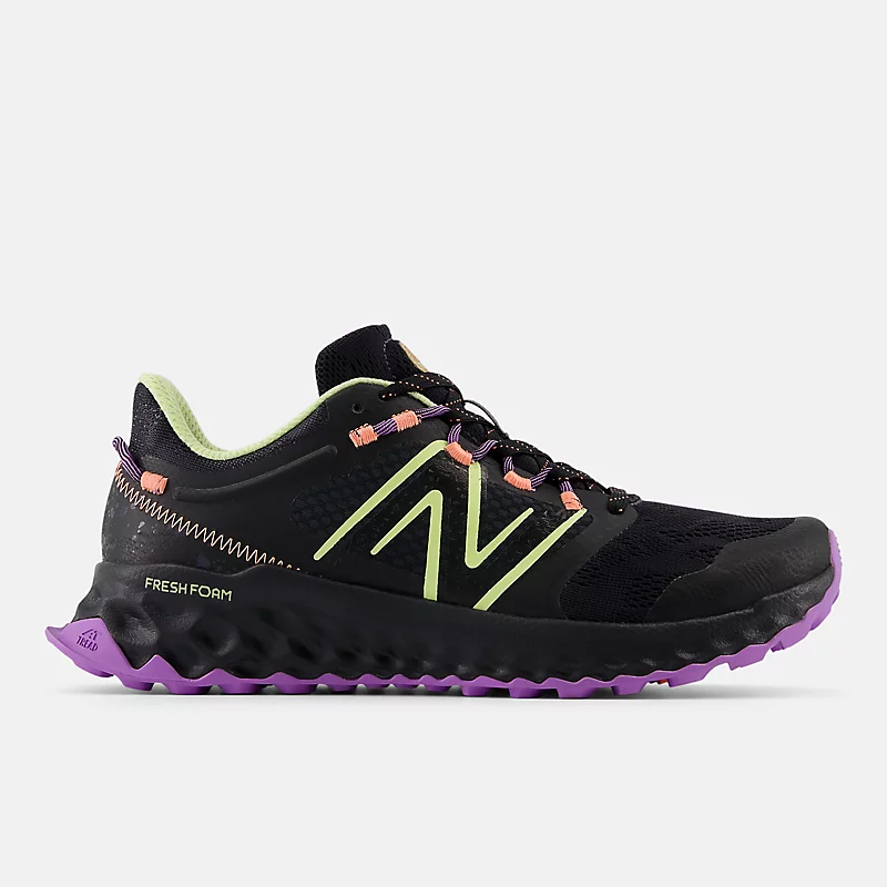 FRESH FOAM Garoé dames - Zwart met Phantom en Limelight