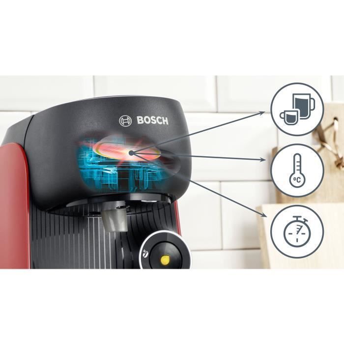 Cafetera multifunción BOSCH TASSIMO - TAS163E - T16 Finesse - 1400 W - 0,7 L - Roja