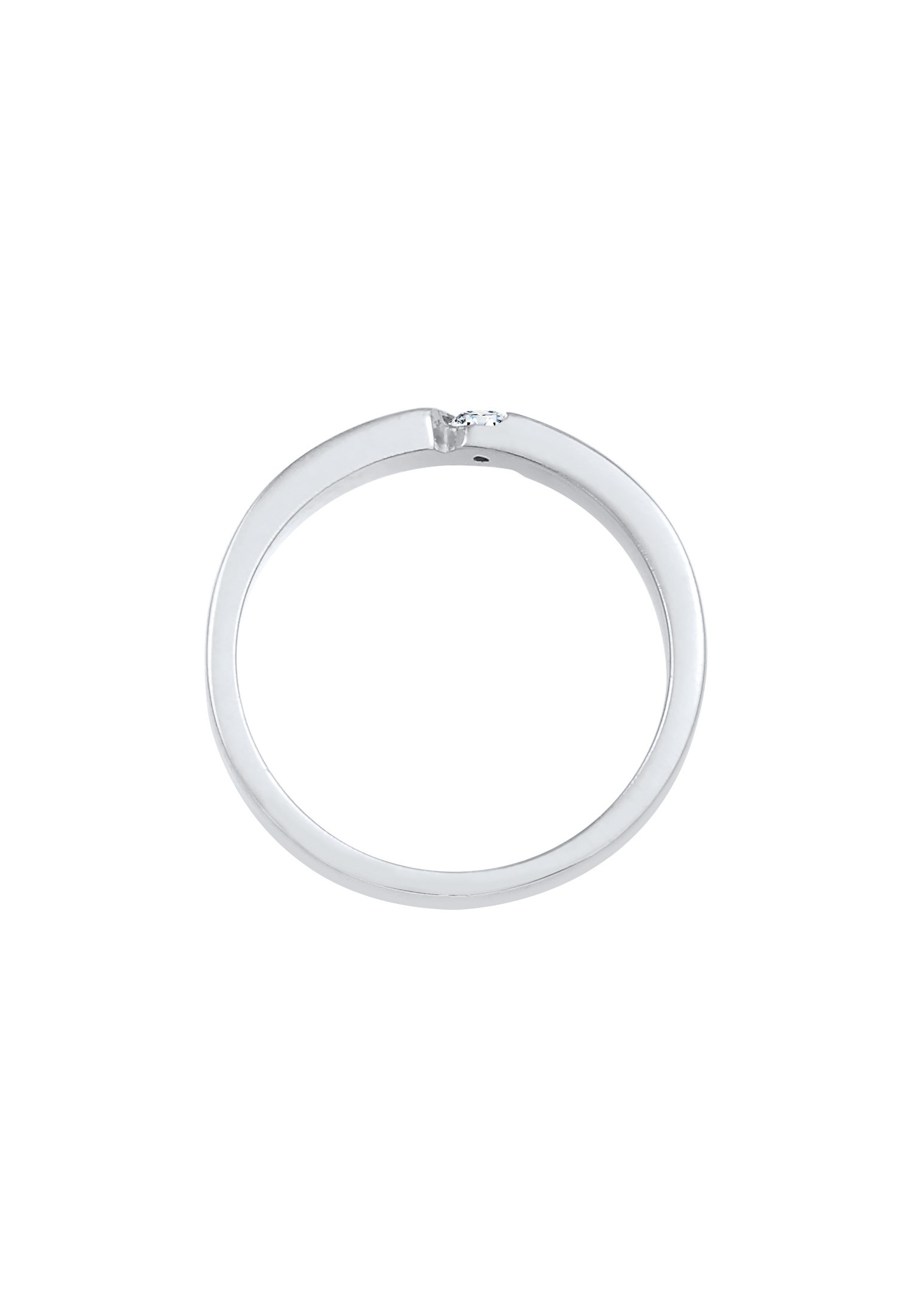 Elli DIAMONDS Verlobungsring Diamant (0.06 ct.) 925 Silber