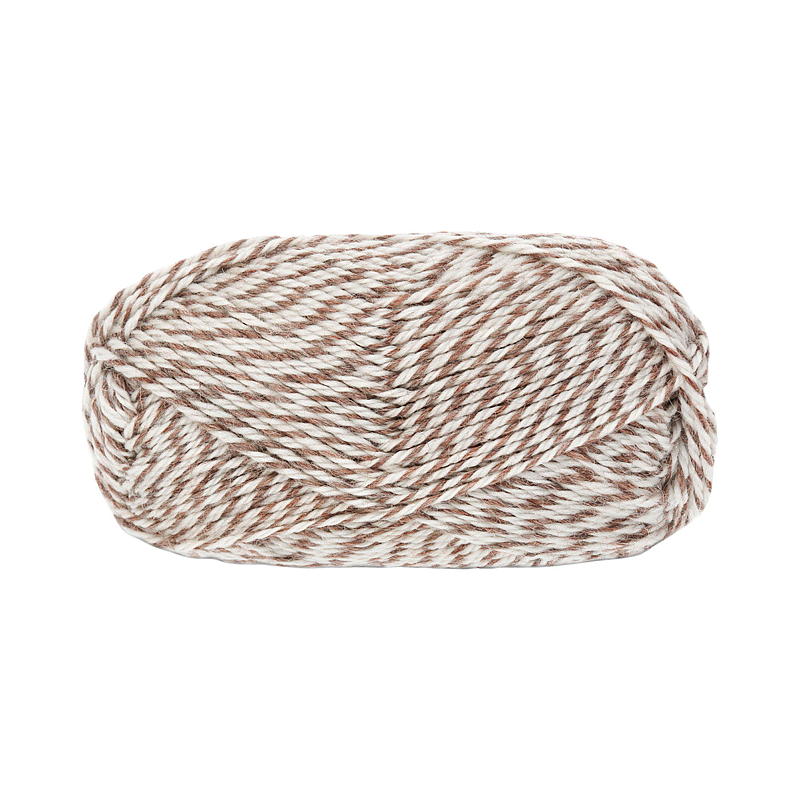 Filato Trysil Ragge classico, 80% lana, naturale/marrone