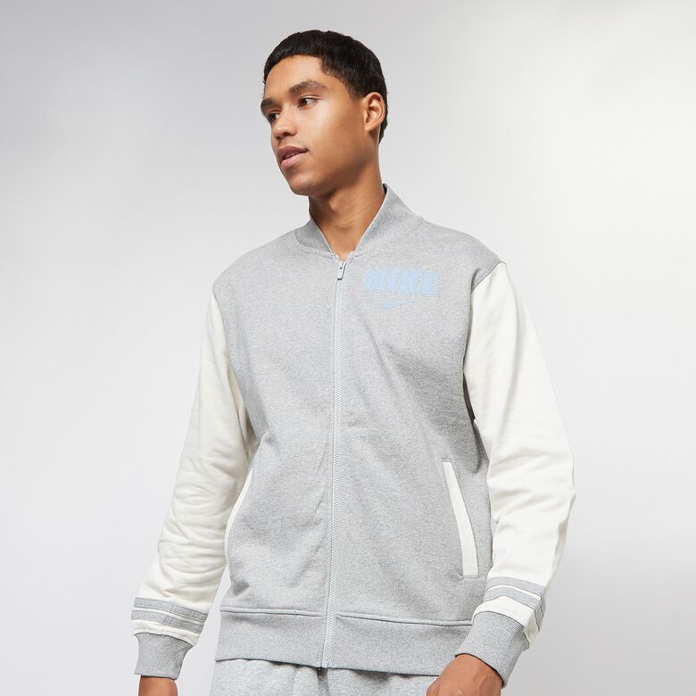 Sportieve fleece varsity-jas