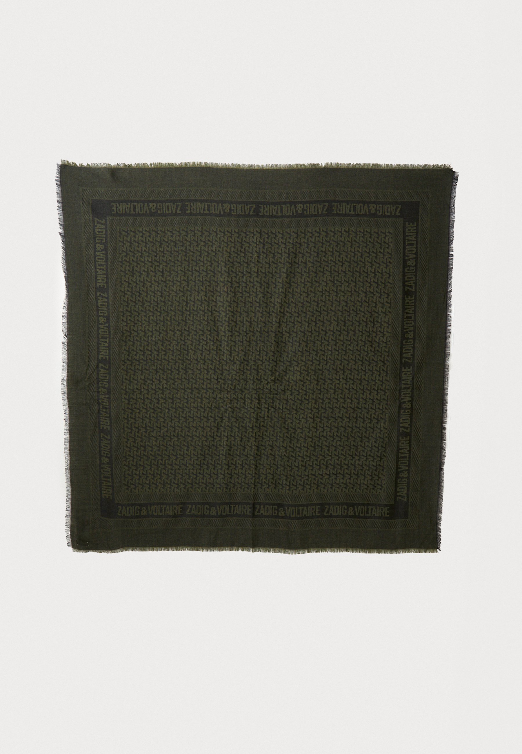 Zadig & Voltaire GLENN INITIALE UNISEX - Foulard - kaki