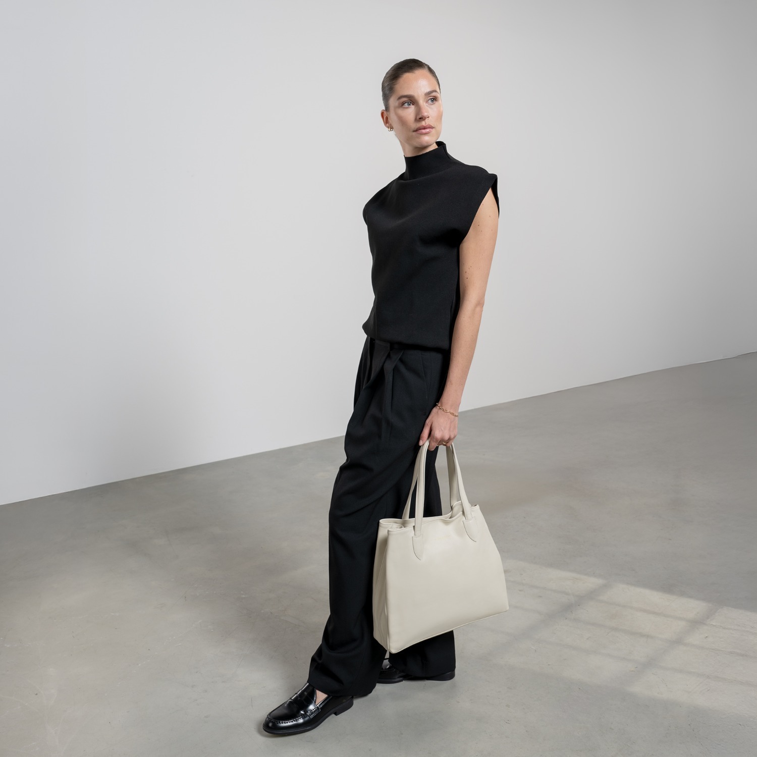 Isabel Bernard Shopper-Tasche Isabel Bernard Honoré Francine bež - Kalbsleder - Honoré Francine