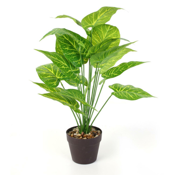 SZTUCZNA ROŚLINA Alocasia 55 cm z tworzywa sztucznego