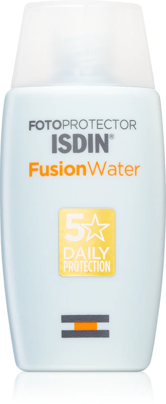 Protetor solar facial ISDIN Fusion Water FPS 50