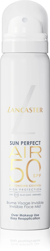 Lancaster Sun Perfect Air Invisible Face Mist pro rozprašování pleti během slunění