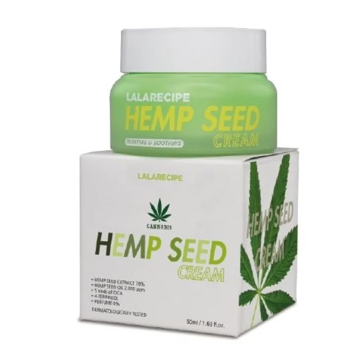 Lalarecipe Hennepzaad Gezichtscrème 50ml Hydraterend effect