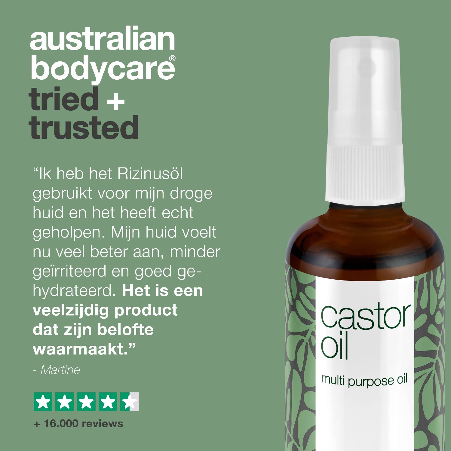 Australian Bodycare ulje za lice ricinusovo ulje - 100 ml