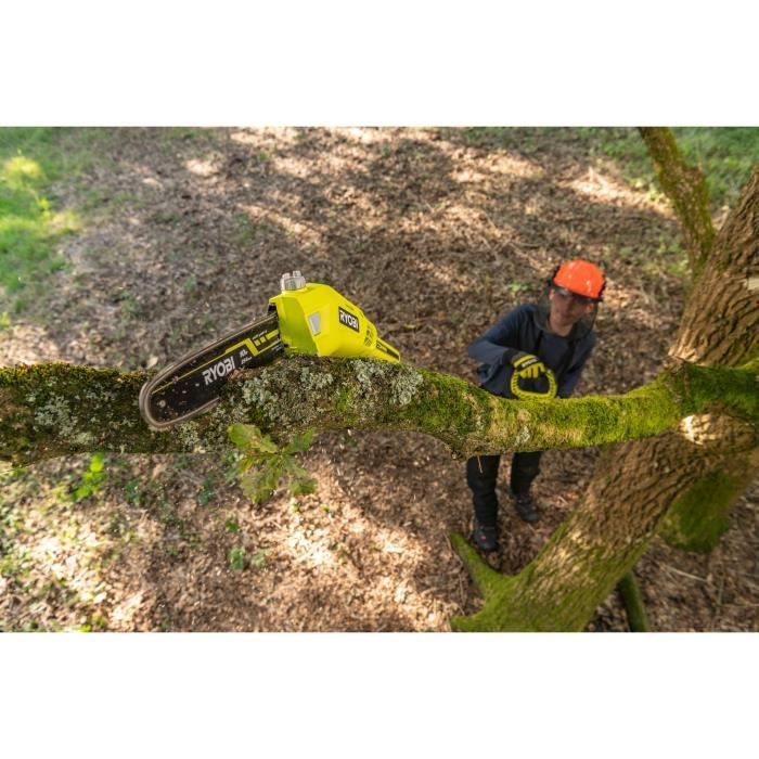RYOBI - Podadora de pértiga MAXPOWER de 36 V - Barra guía de 25 cm - Tubo telescópico (2,4 - 2,9 m) - Sin batería ni cargador - RY36PP25A-0