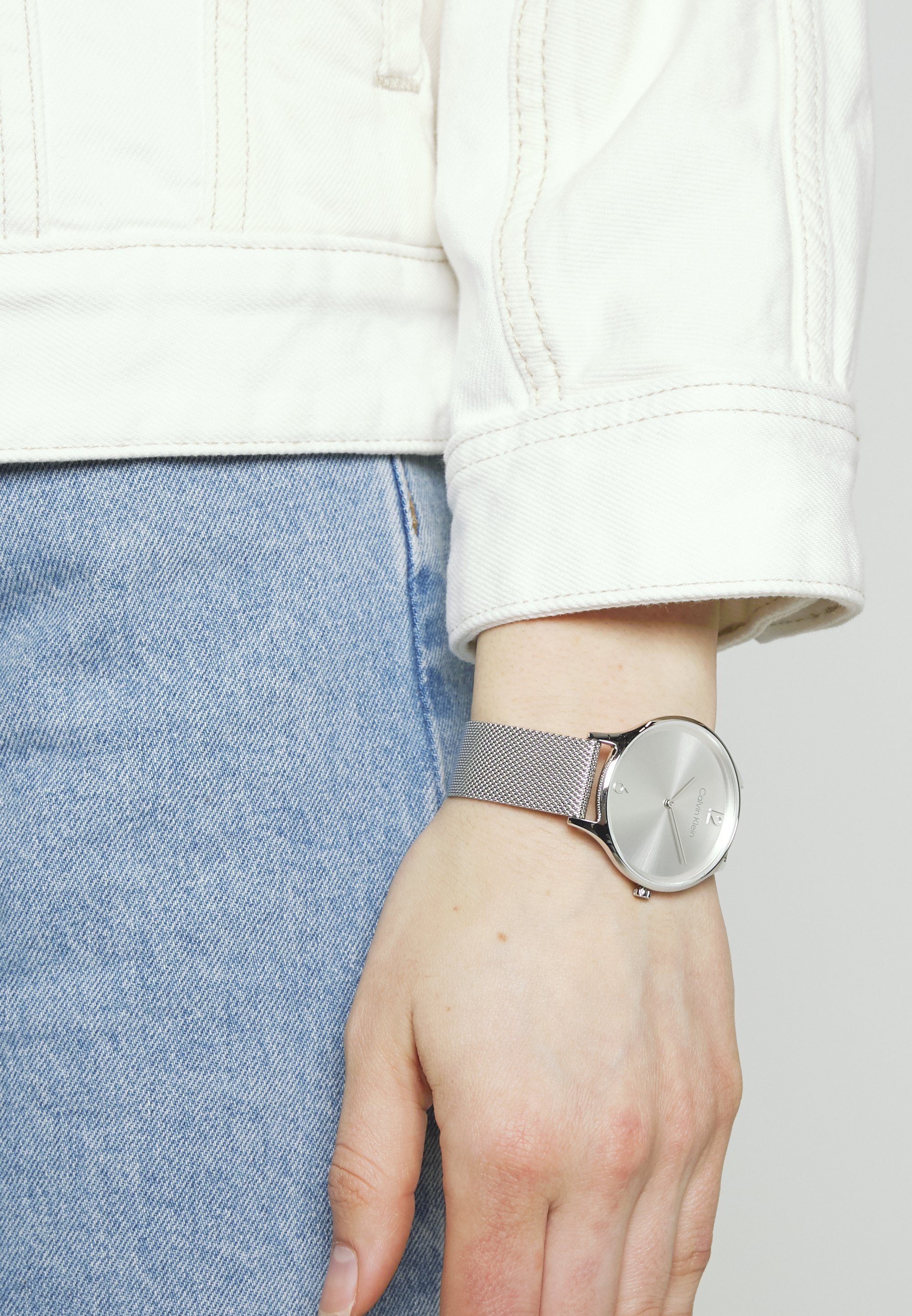 Calvin Klein DAMES - Horloge - zilverkleurig