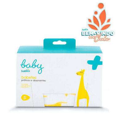 Baberos desechables Baby Wells, 30 unidades