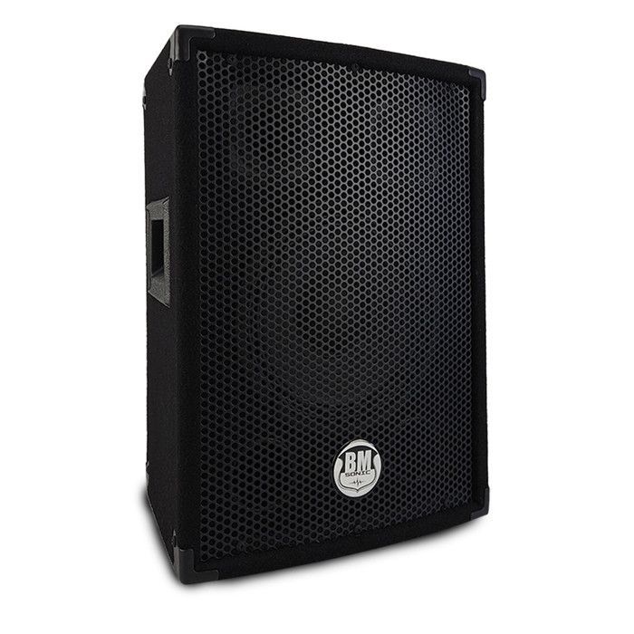 Coppia di altoparlanti bass reflex trapezoidali a 3 vie da 8