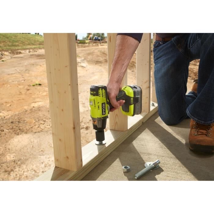 RYOBI - 18V ONE+ slagmoersleutel - 3 standen: 180/240/400 Nm - 1/2