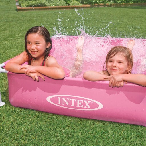 Intex Mini Frame Τετράγωνη Αποσπώμενη Πισίνα 122x122x30 εκ.