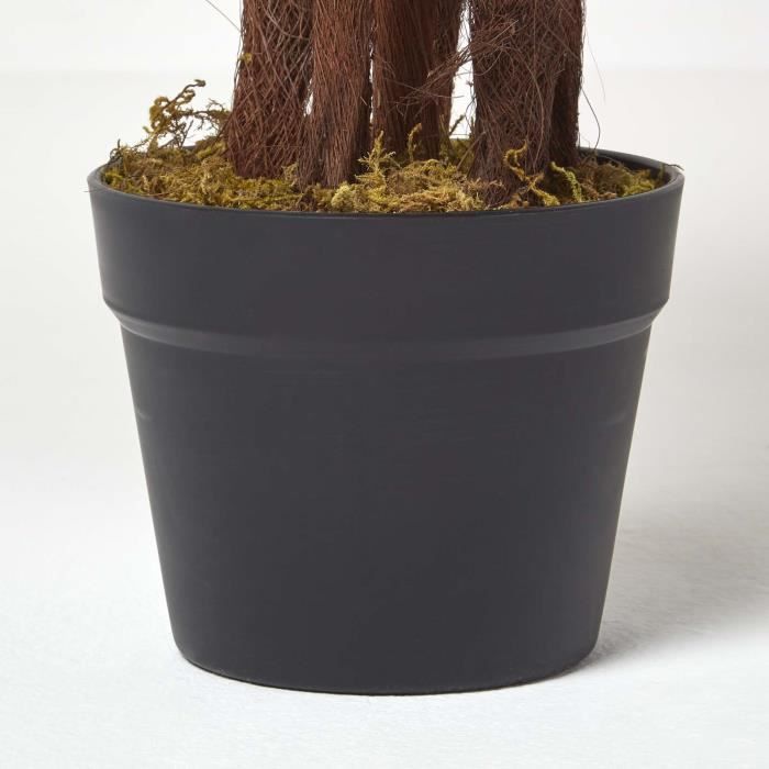 Palmeira-dama de bambu verde em vaso, 90 cm