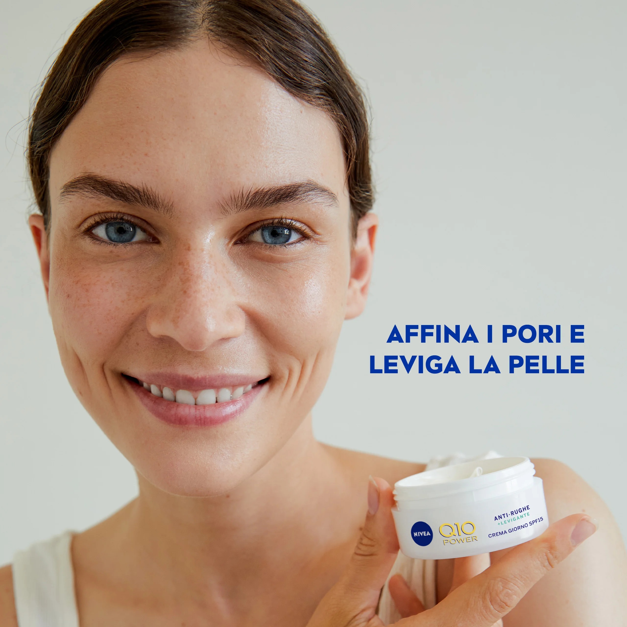 NIVEA Nivea Q10 Power kortsudevastane ja siluv päevakreem SPF 15