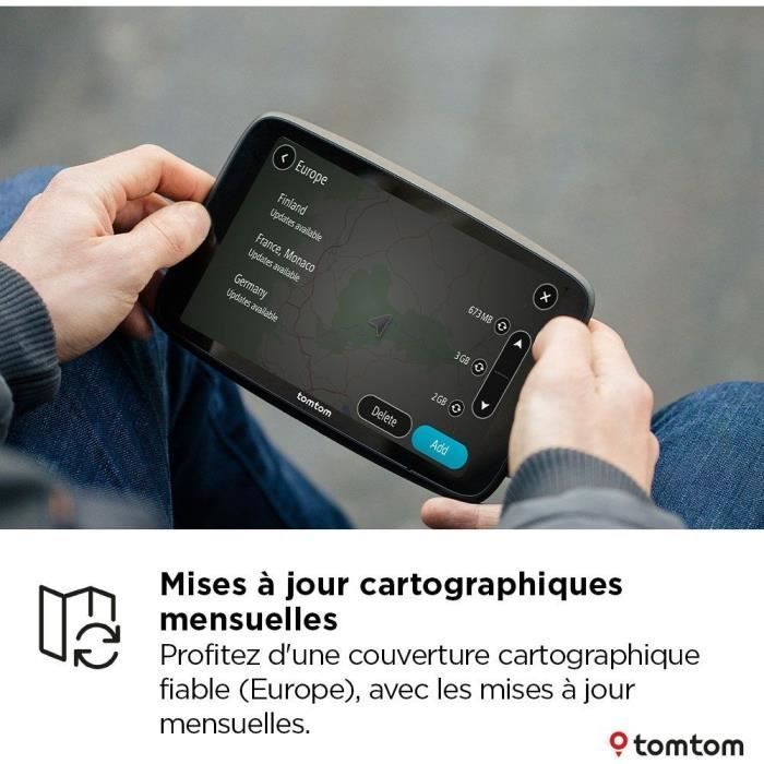 TomTom - GO Professional 6 de 2.ª generación - GPS para camiones, autobuses y coches - 6 pulgadas - TomTom Traffic - Mapa europeo -