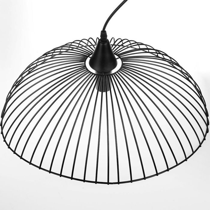 Lámpara de techo tipo araña industrial vintage IDEGU de metal y alambre para sala de estar, cocina y dormitorio.
