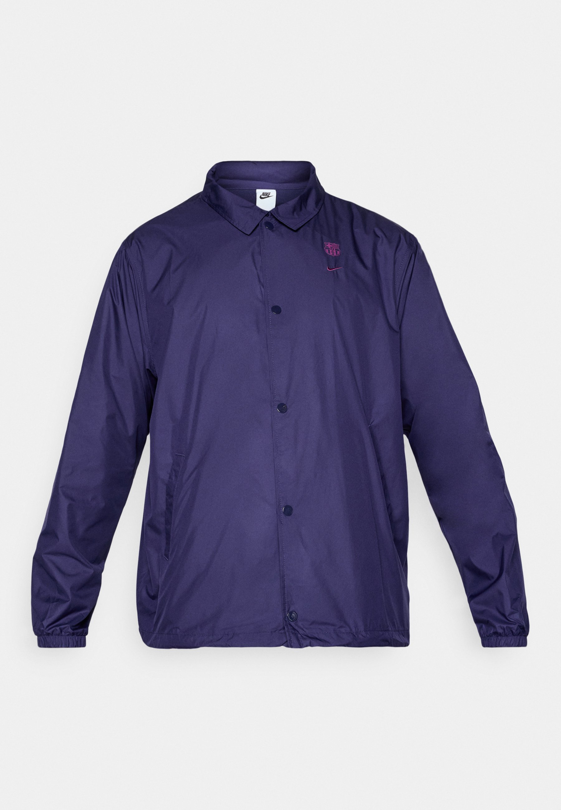 Nike Performance FC BARCELONA CLUB COACHES JACKET - Windbreaker - imperiaal paars/helder druif