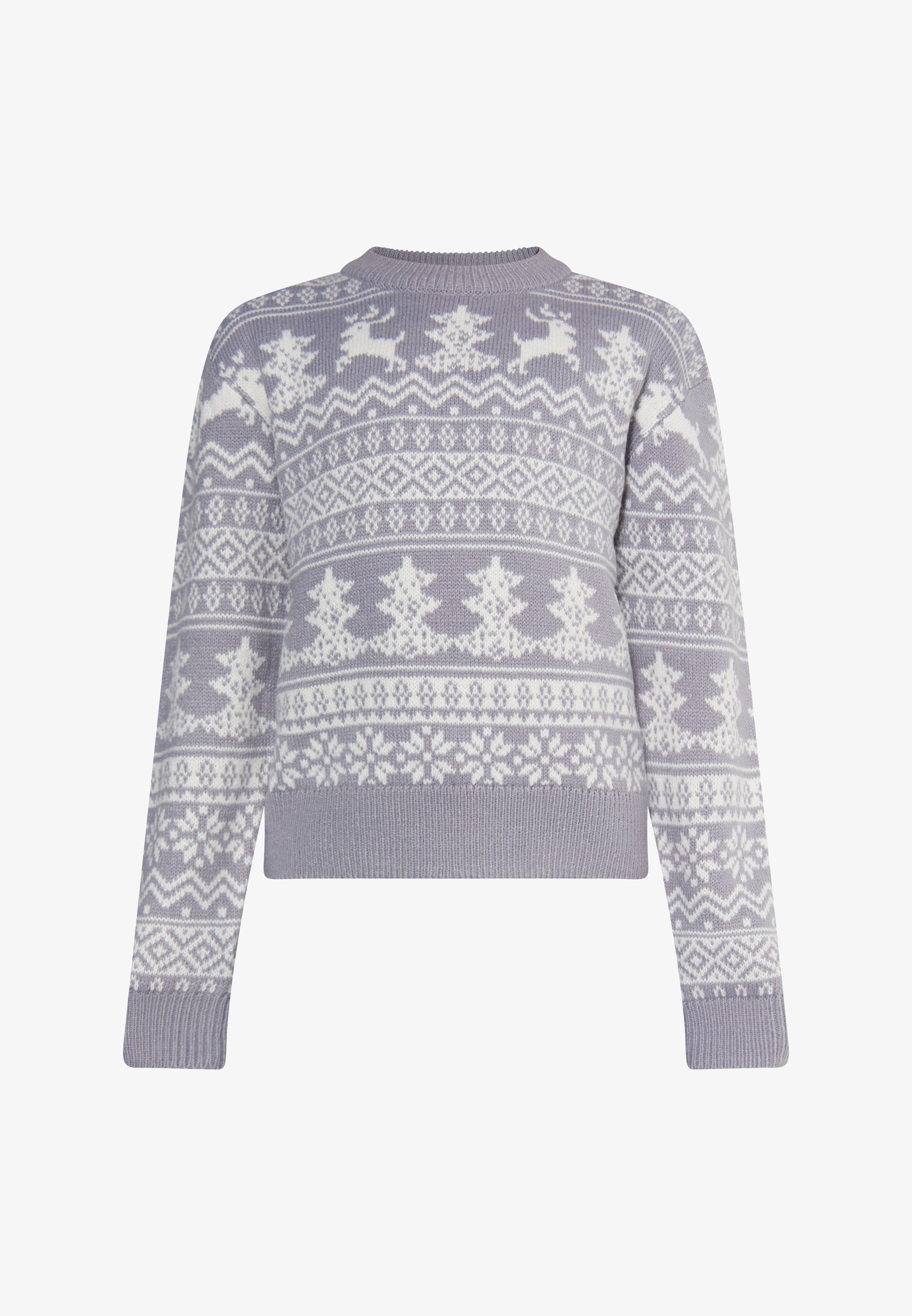Mo Jumper - grau weiss