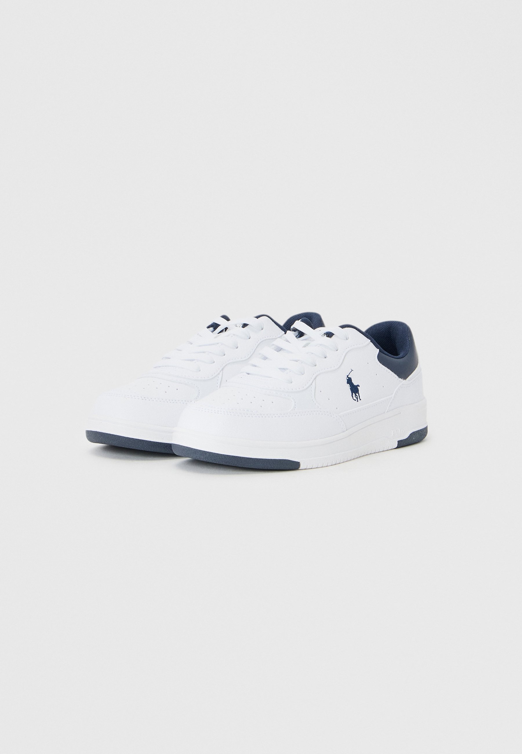 Polo Ralph Lauren MASTERS COURT II UNISEX - Sneakers - wit/marineblauw