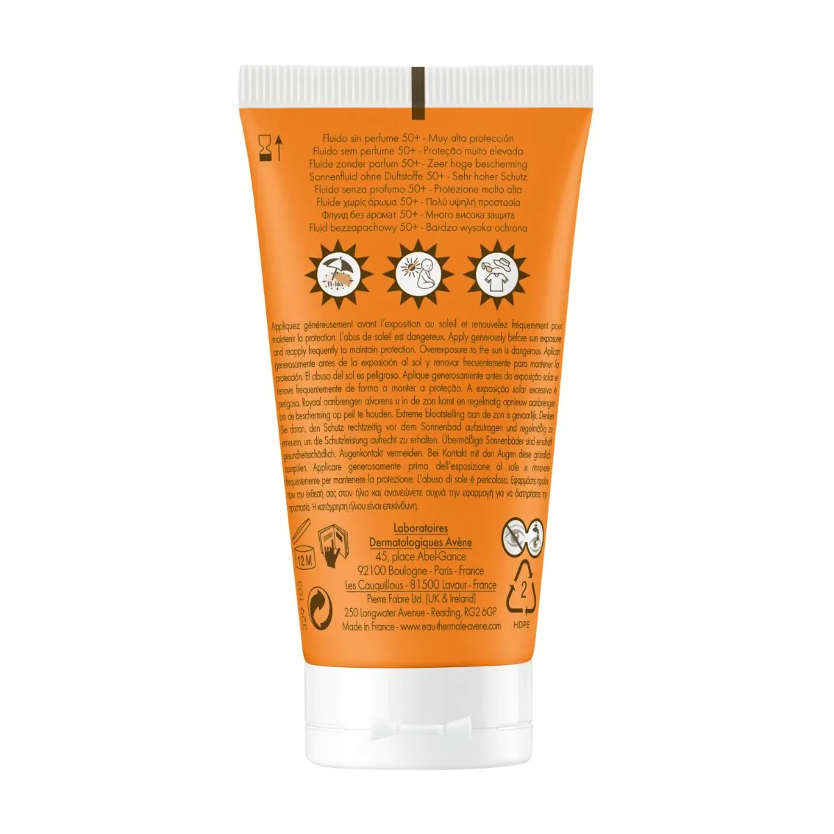 Avène Sun Bardzo Wysoka Ochrona Fluid bezzapachowy SPF50+