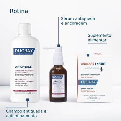 Ducray Anaphase Neoptide hiustenlähtöä ehkäisevä ja ankkurointia ehkäisevä seerumi krooniseen hiustenlähtöön 2x50 ml
