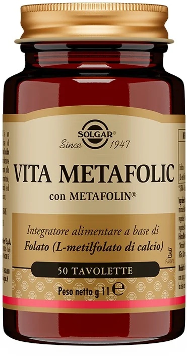 SOLGAR Vita Metafolic 5Tav voedingssupplement met foliumzuur