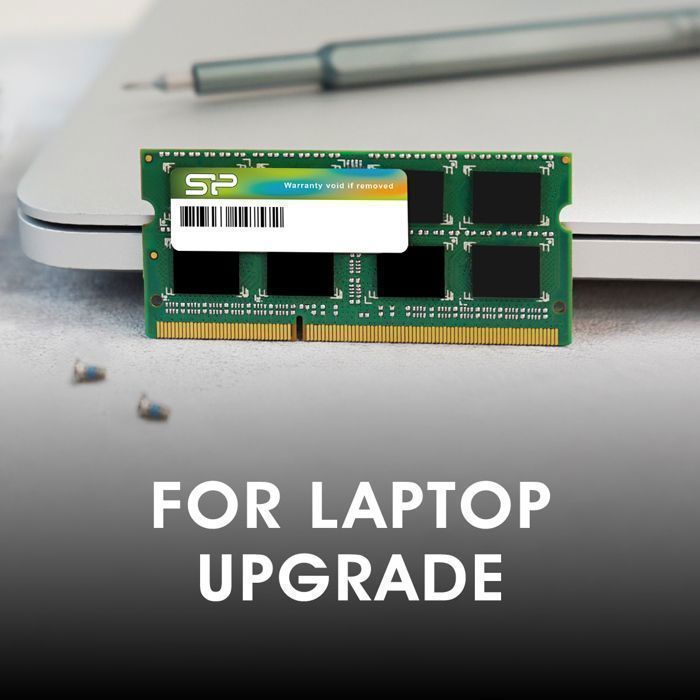 Memoria RAM DDR3L - Silicon Power - 8 GB 1600 MT/s - CL11 SODIMM - SP008GLSTU160N02