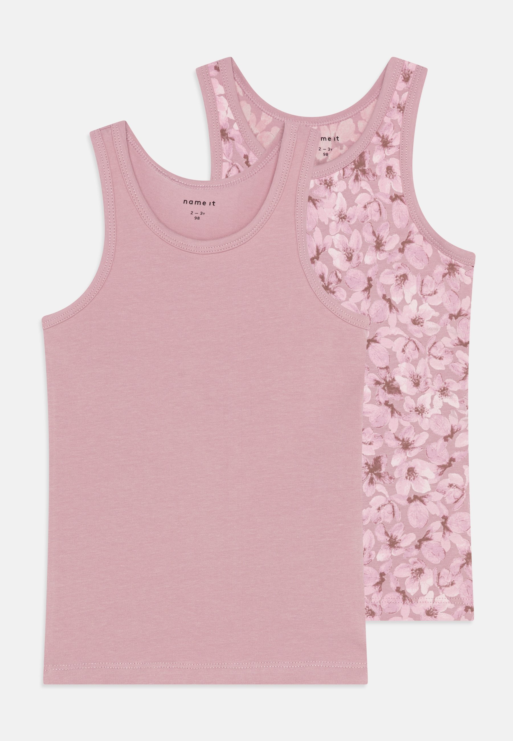 Appelez-le NMFTANK FLOWER 2 PACK - Débardeur - teintes mauves